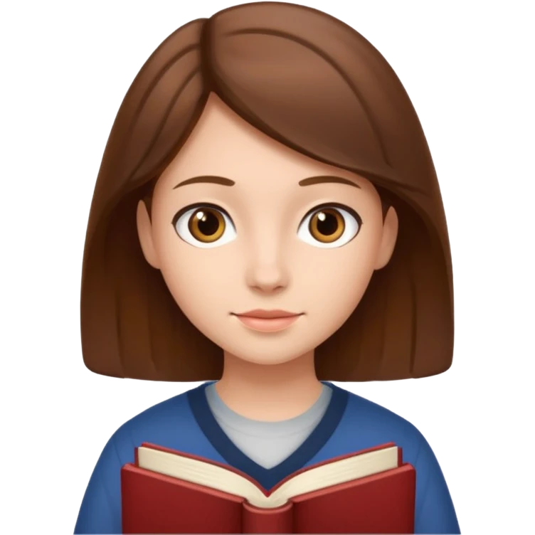estudiante con libros  emoji
