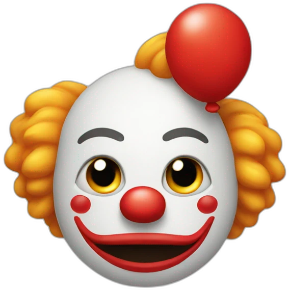 chat qui fait le clown emoji