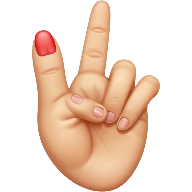 Foot flipping a middle finger emoji