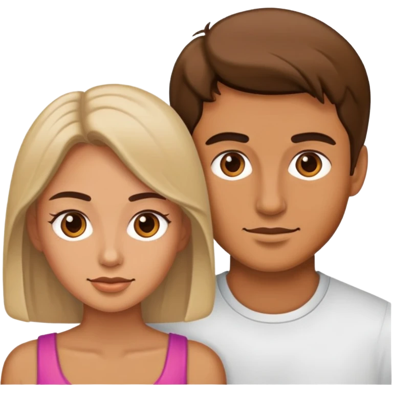 twin man and woman  emoji