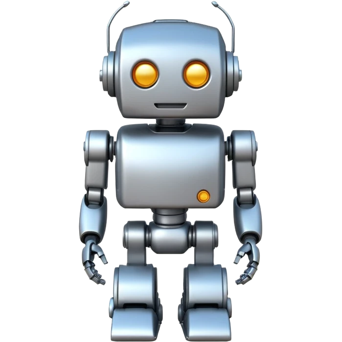 robot ia 3d emoji