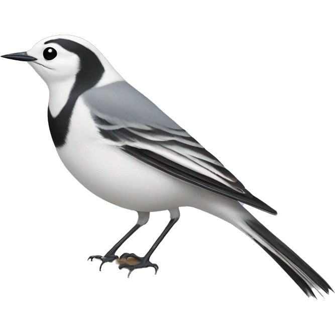 White wagtail emoji