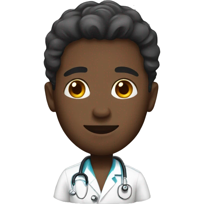 black male nurse emoji