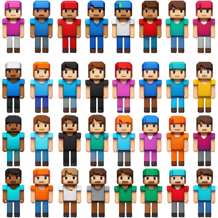 craft some Minecraft based emotes emoji