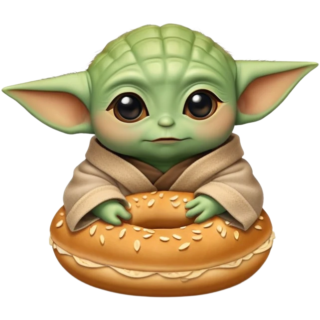 Baby yoda simit emoji
