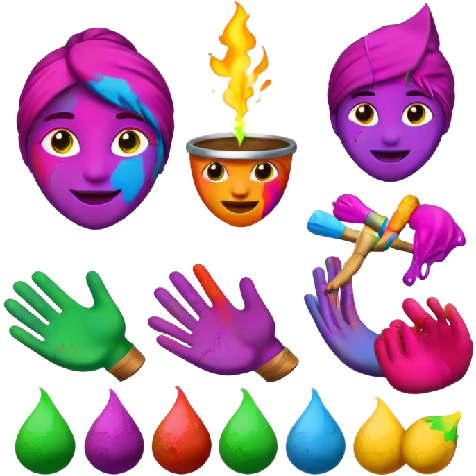 emoji holi festival for slack emoji