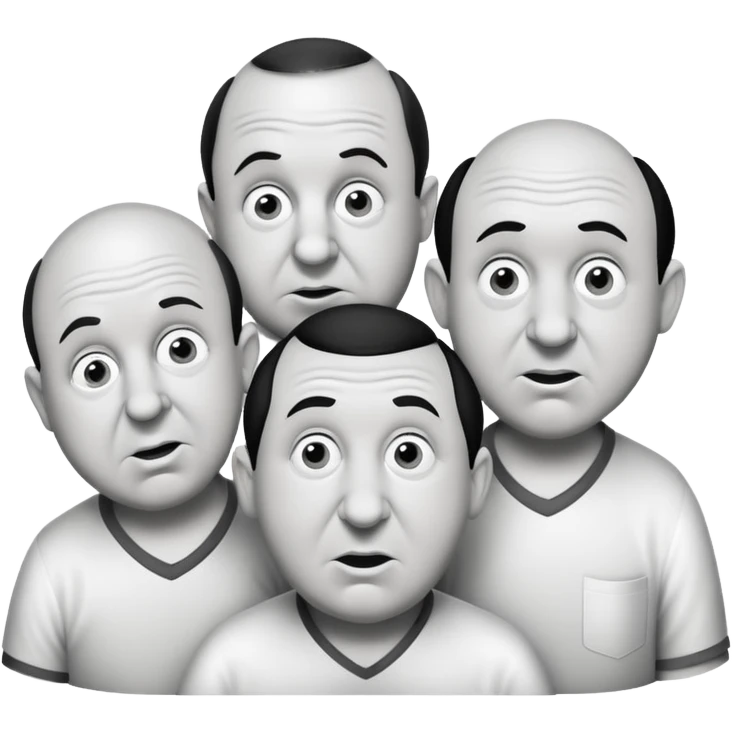 the three stooges emoji