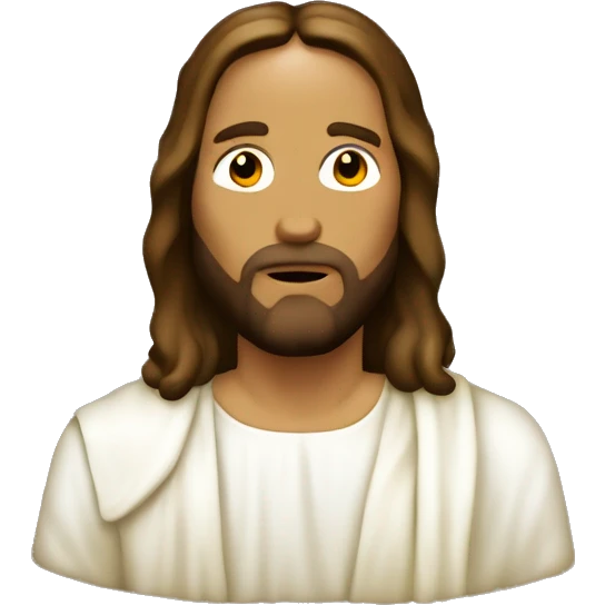 Y2k jesus crossed  emoji