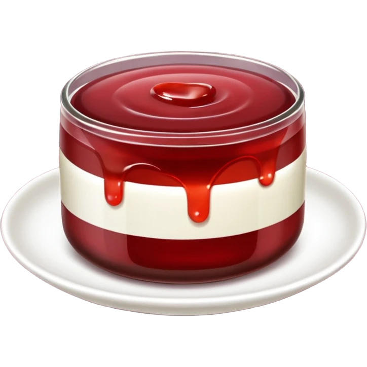 Red Bean Paste Jelly emoji