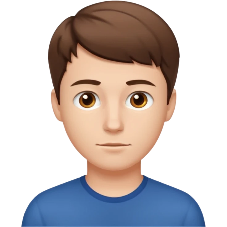 Hombre blanco joven  emoji