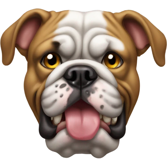 Smelly bulldog emoji