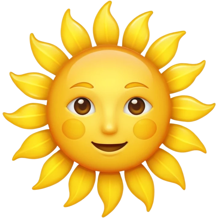 Sun emoji