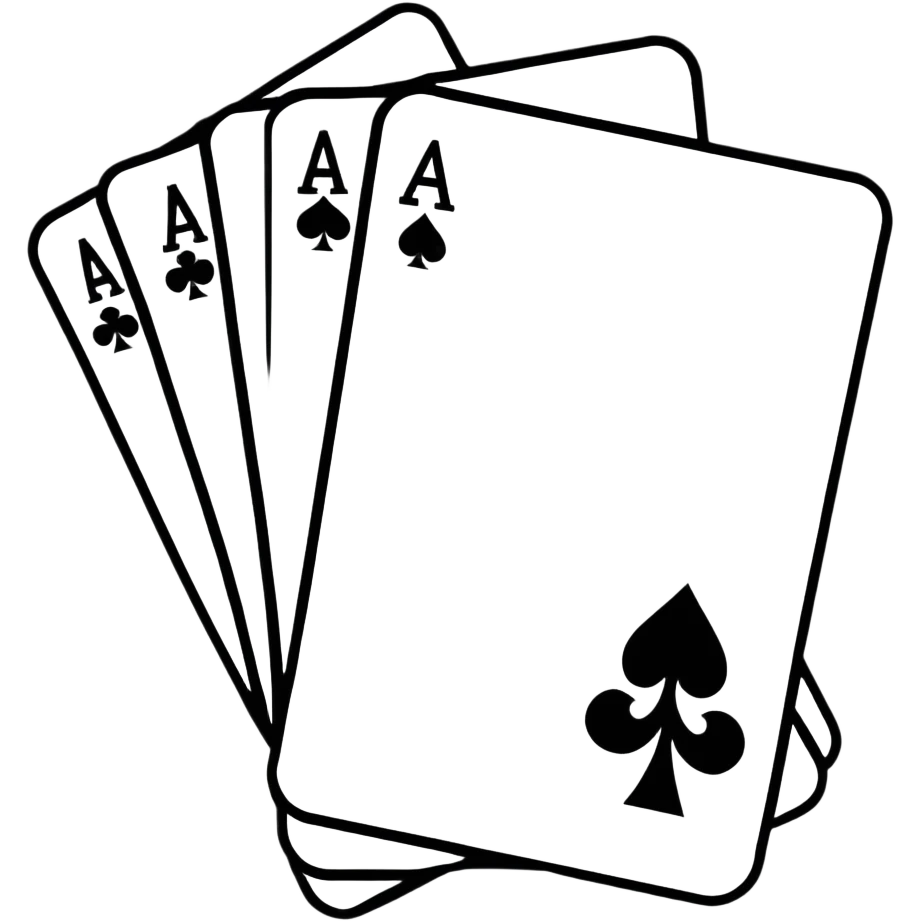 poker hand with cards emoji