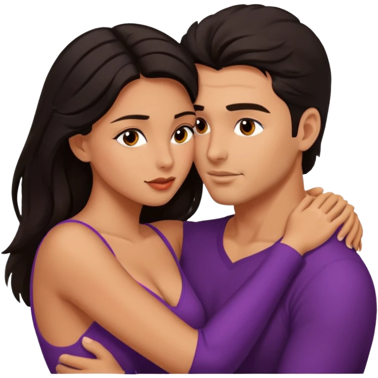 Homem e uma mulher fazendo coisas +18 emoji