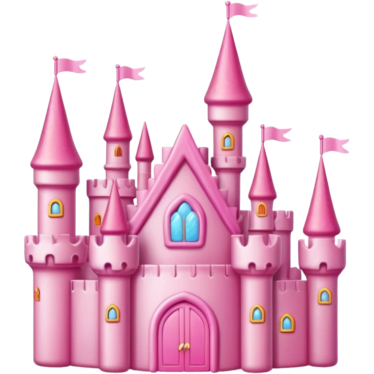 pink candy castle emoji