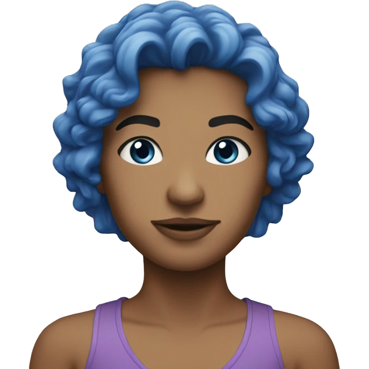 Capri blue emoji