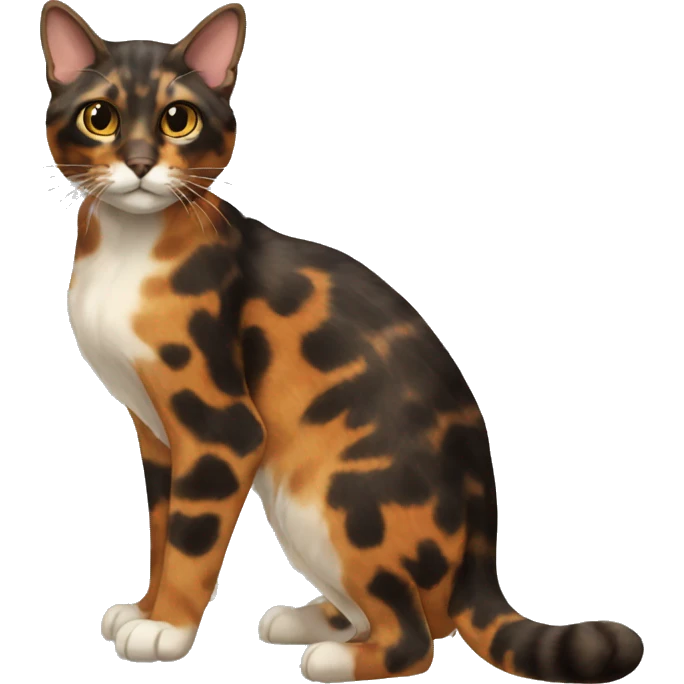 Tortoiseshell Cat Breed Full Body emoji