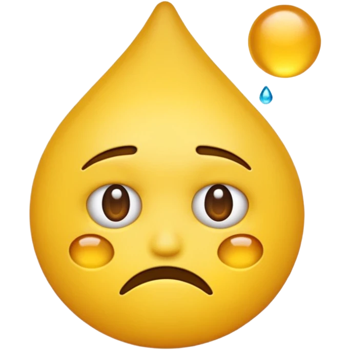 Emoji face sweating emoji
