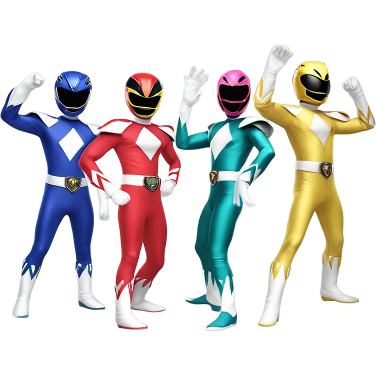 Power rangers emoji