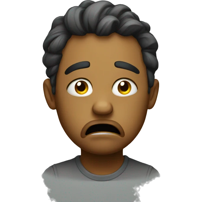 Frustrated emoji