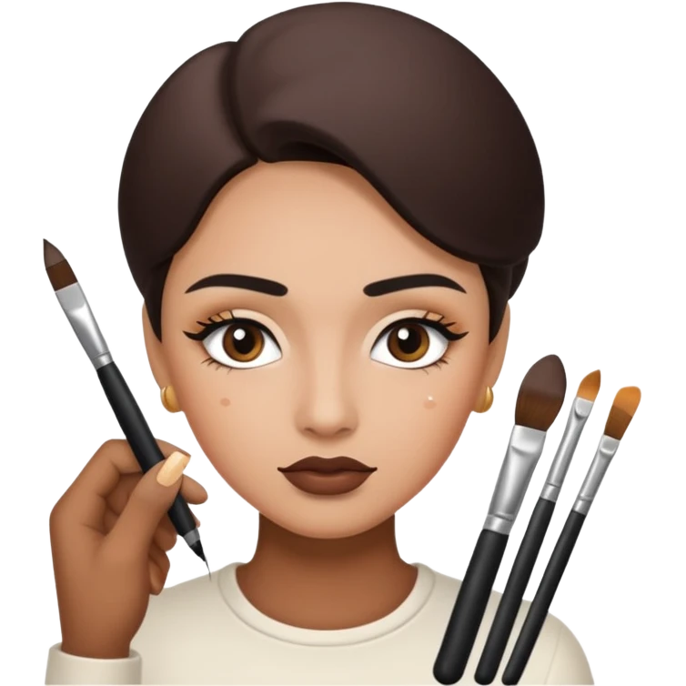 eyebrow artist emoji