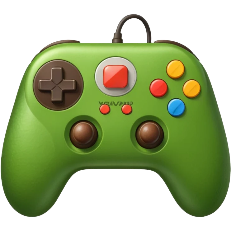 Avocado playing vidéo games emoji