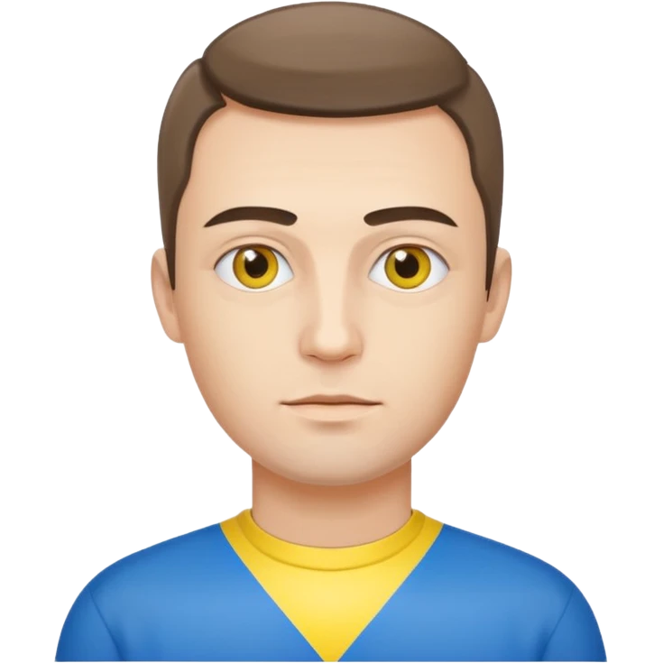 The Ukrainian man with flag emoji