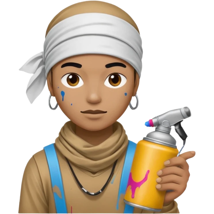 graffiti artist emoji