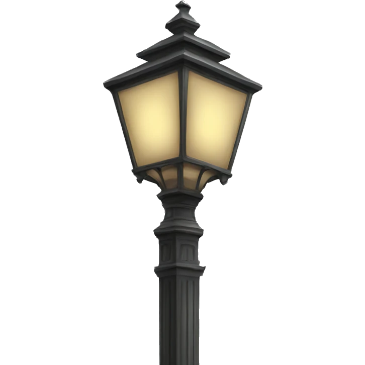 old lamp post emoji