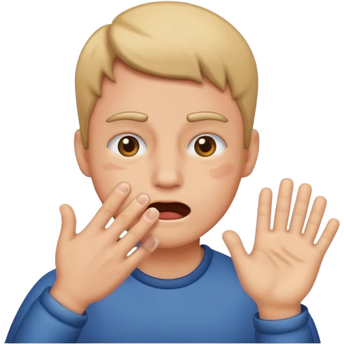 Person slapping their own face emoji