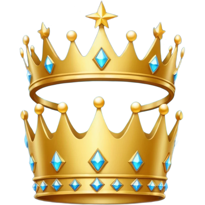 galaxy crown without a face emoji