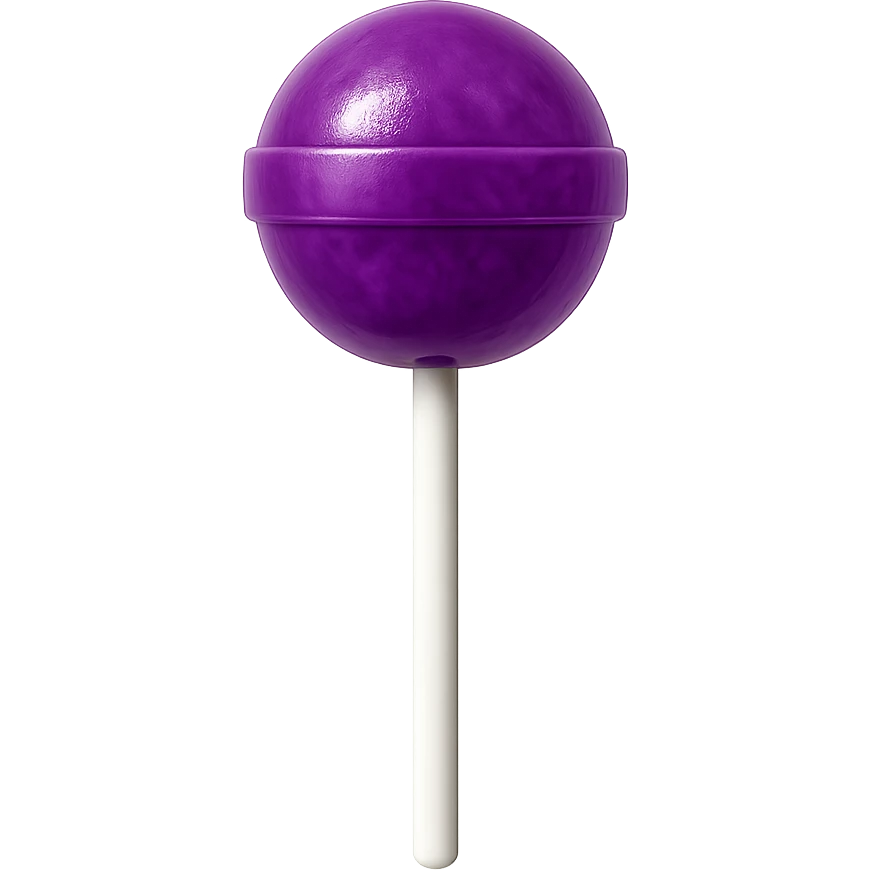 purple lollipop emoji