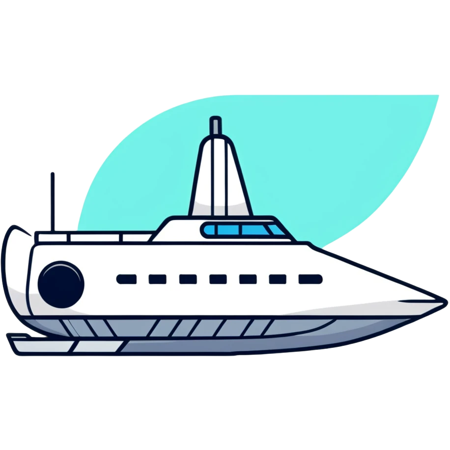 Streamlined scout ship with cloaking technology emoji