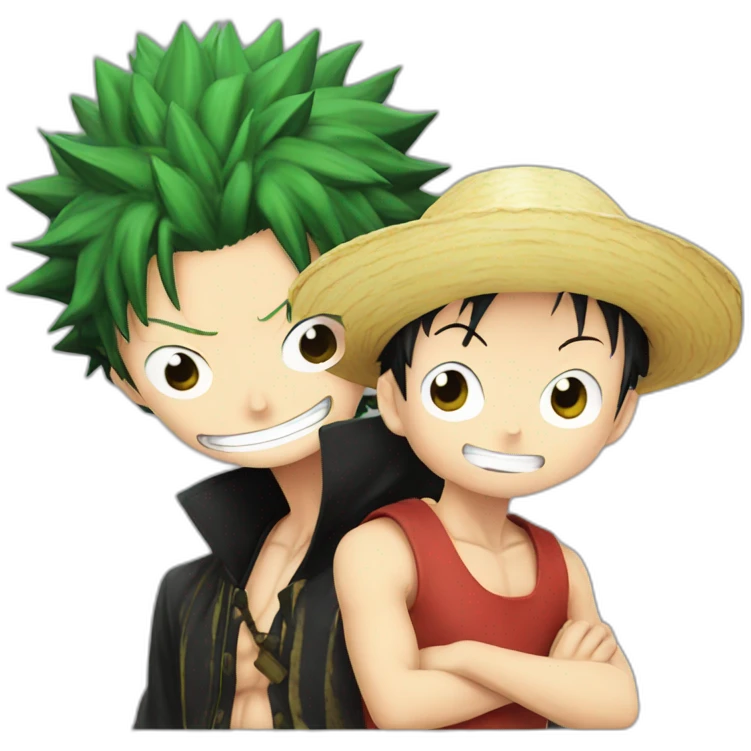 Luffy With zoro emoji