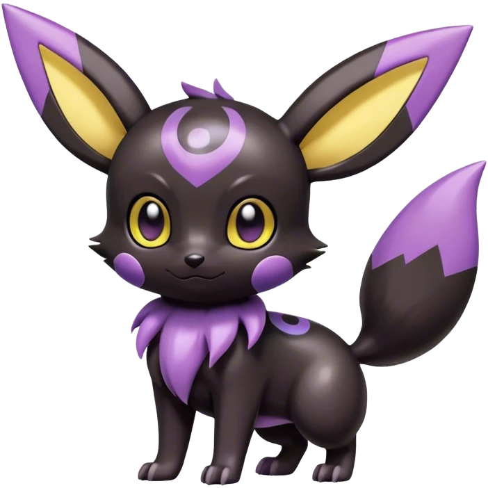 Epic Shiny Cool Cute Kawaii Eevee-Noibat-Umbreon-Pokemon Full Body emoji