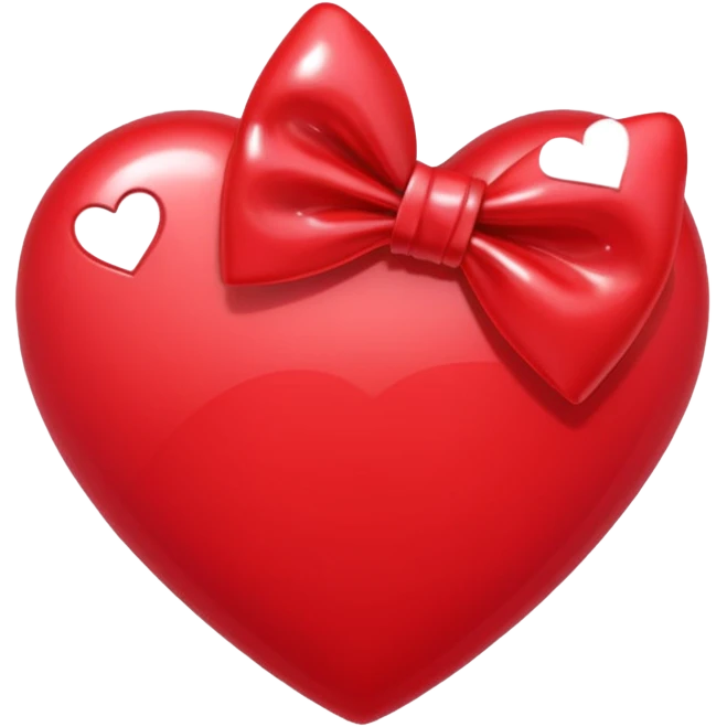heart with a bow, kpop emoji