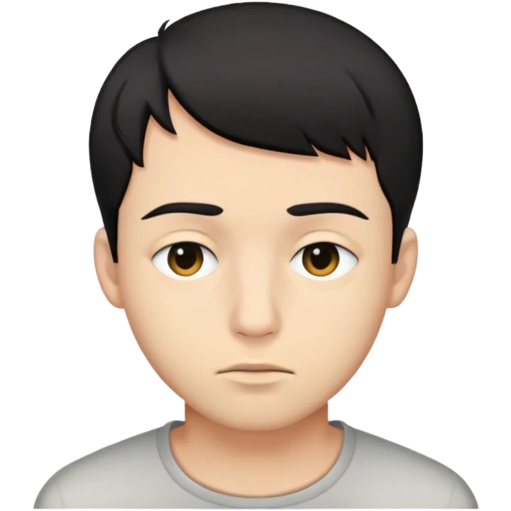 Short black haired male with one eye clearly closed, young man with short black hair closing one eye deliberately emoji