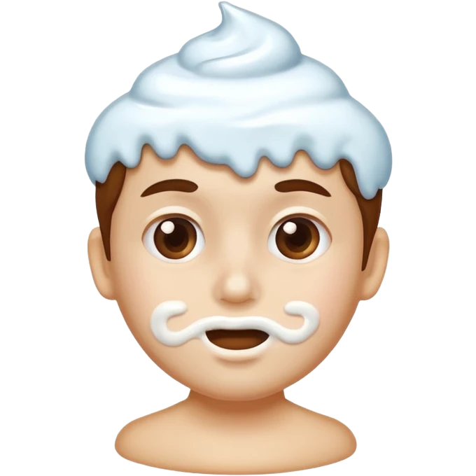 Frosting coming out of mouth emoji