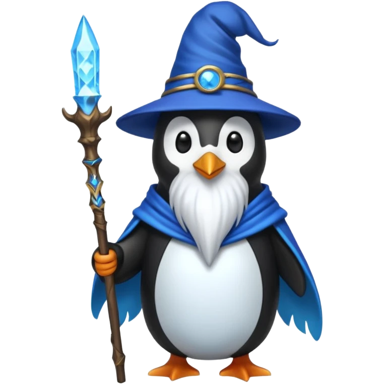 Penguin Wizard emoji