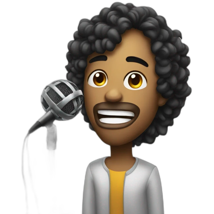 vocal with mic emoji