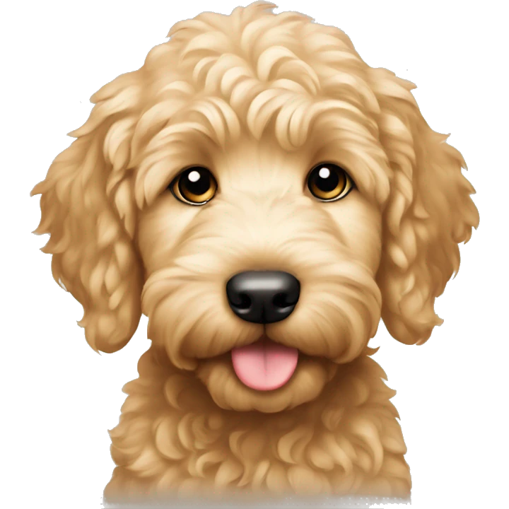 golden doodle puppy emoji
