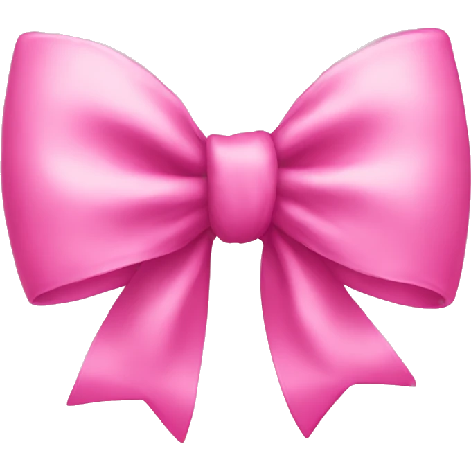 Pink bow emoji