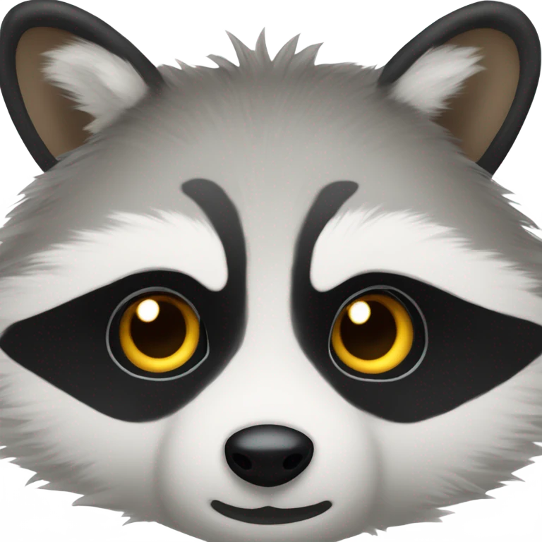 Raccoon face emoji
