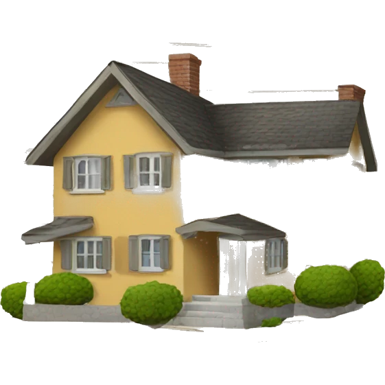 house and documents emoji