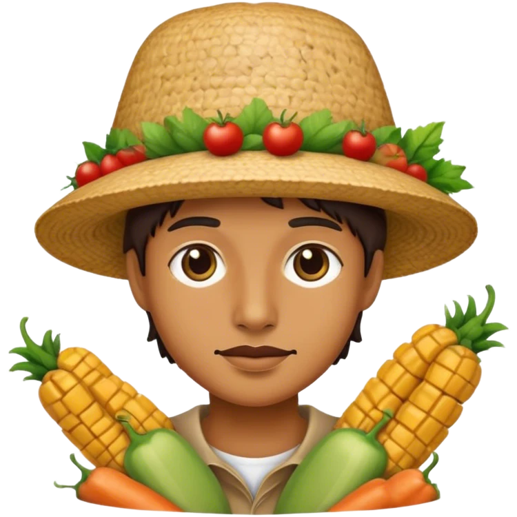 A hat as food emoji