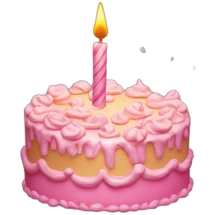 Happy birthday cake emoji