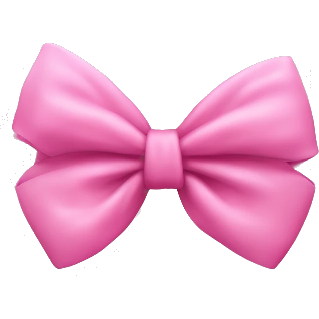 emoji Coquette 𐙚 It's a pink bow emoji