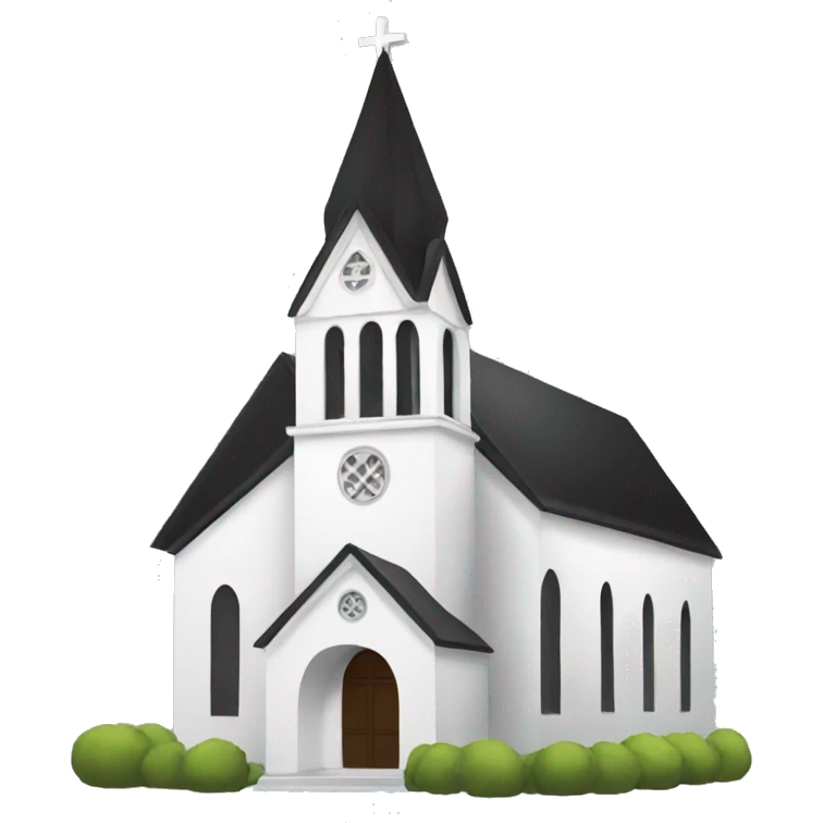 Black church emoji