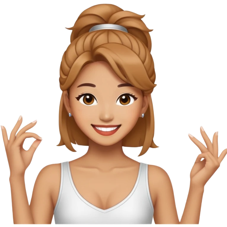 female kpop dancer emoji