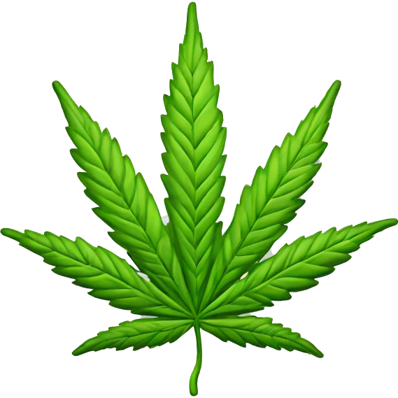 Hoja de cannabis iPhone emoji emoji